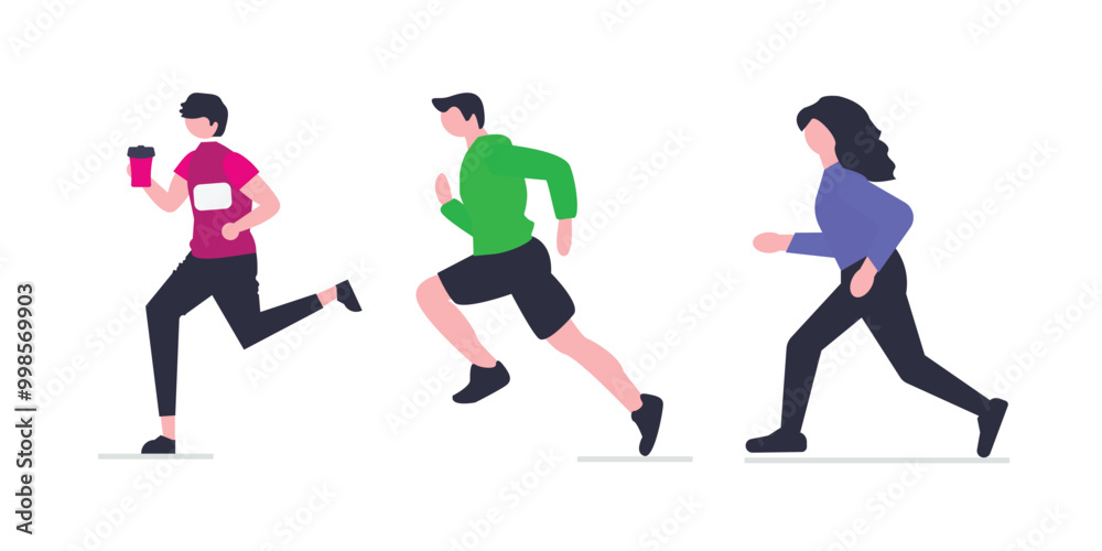 Exercise vector illustration set. Vector exercise drawings. Exercise vector illustration set. Vector exercise drawings.