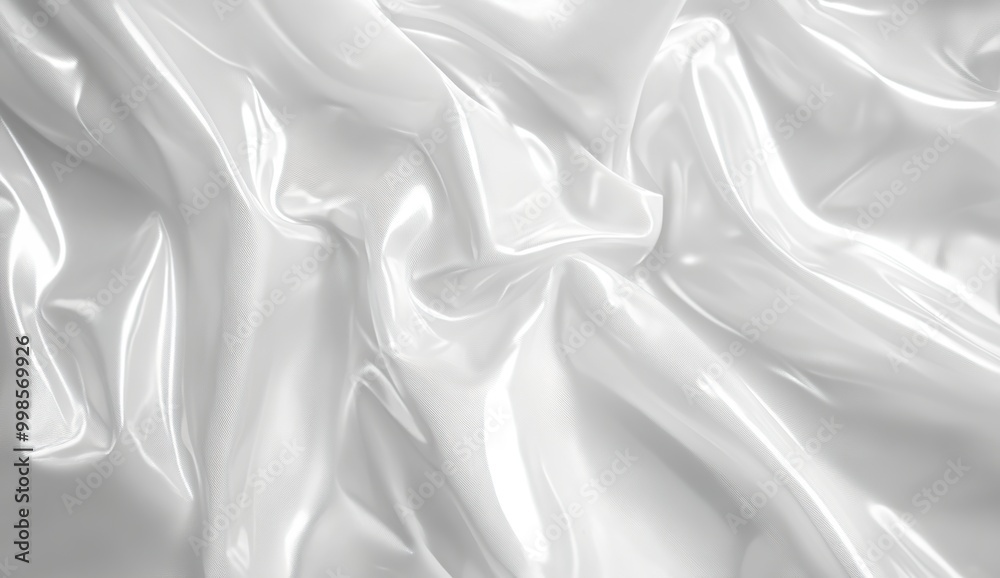 Obraz premium Abstract White Fabric Texture Background