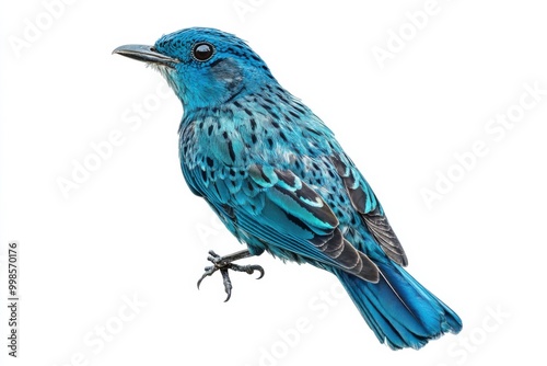 Dazzling Spangled Cotinga in Full Color