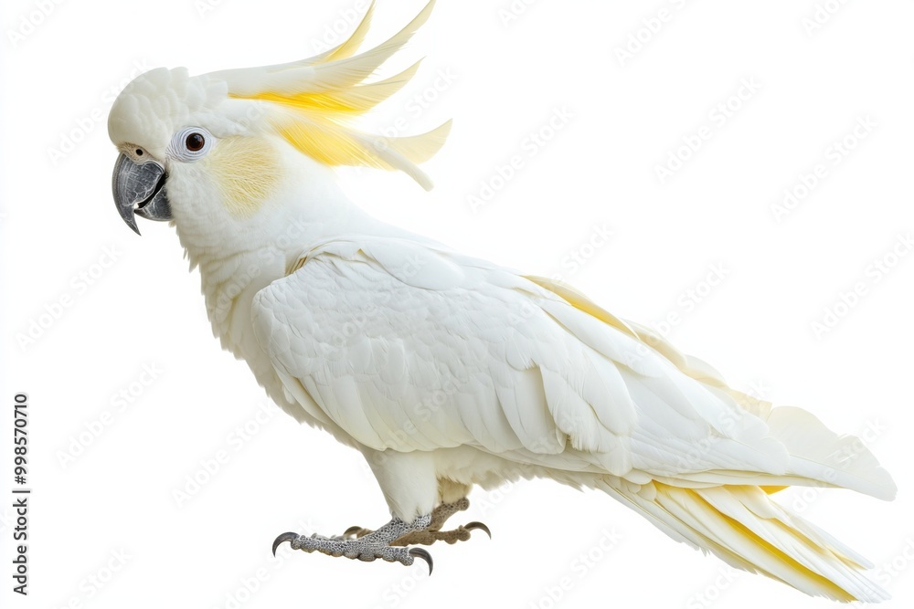 Sulphur-crested Cockatoo: Australian Parrot with Yellow Crest Sulphur-crested Cockatoo: Australian Parrot with Yellow Crest