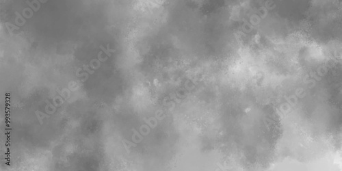 Abstract background with white paper texture and white and gray watercolor painting background. white cloud paper texture design and watercolor