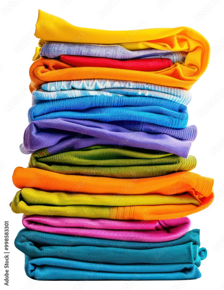 PNG Stack of colorful clothes blanket diaper. PNG Stack of colorful clothes blanket diaper.