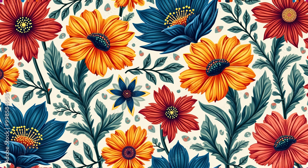 seamless pattern with flowers seamless pattern with flowers