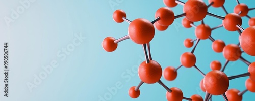 3D rendering of biocatalytic pathways, vibrant and detailed, set against a clean, gradient backdrop, capturing the scientific elegance of biocatalysis photo