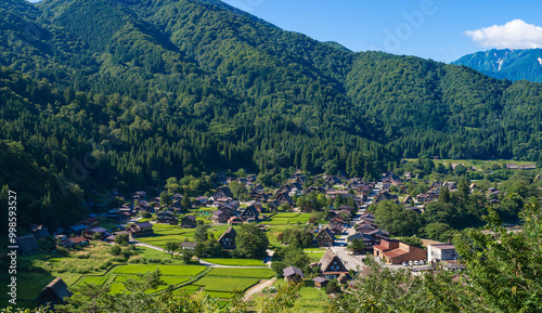 白川郷の美しい風景