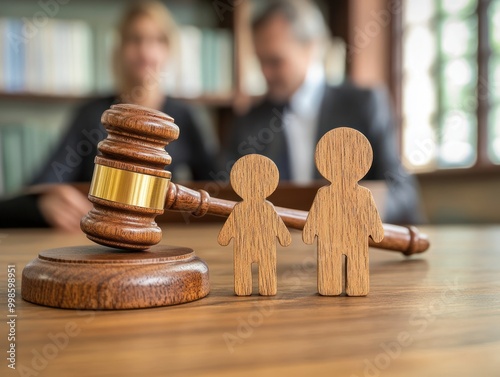 gavel, solving family problems in court, divorce