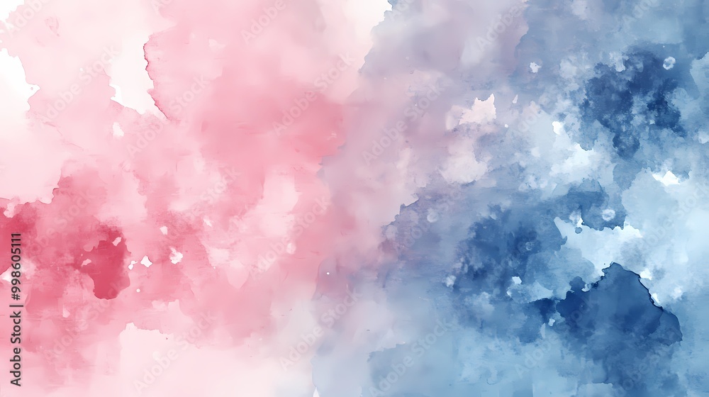 Soft, abstract watercolor background with pastel hues