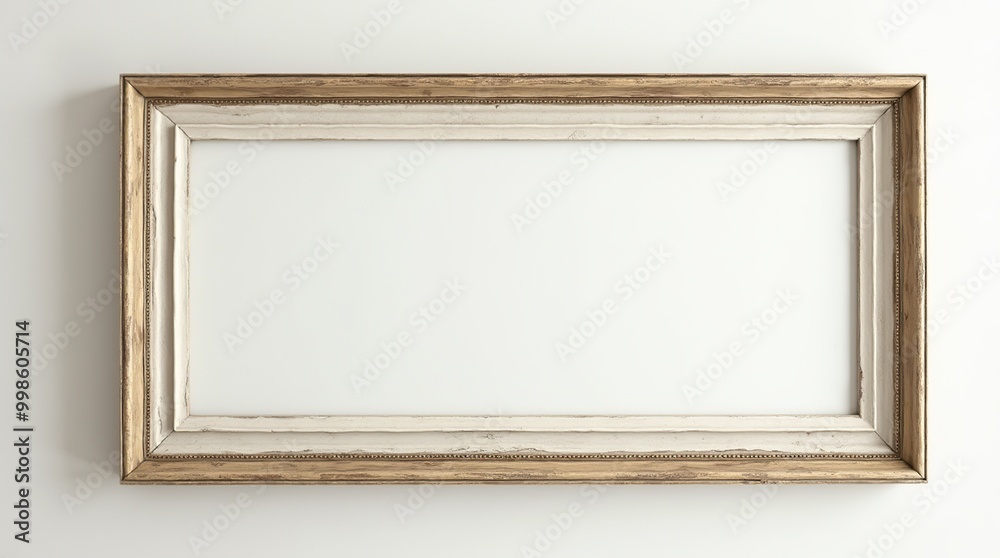 Elegant luxury painting frame on a white background for artwork display Elegant luxury painting frame on a white background for artwork display