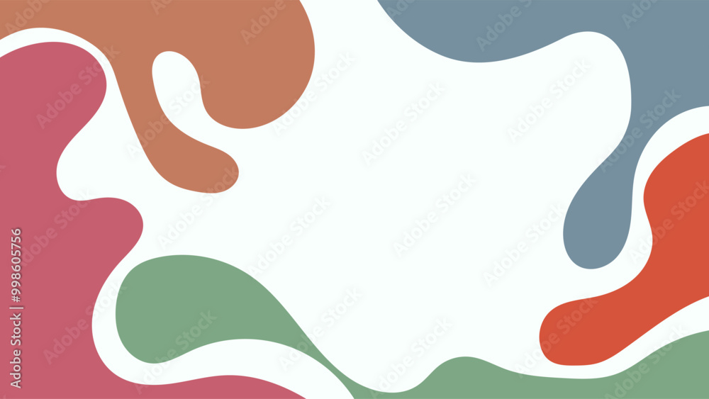ABSTRACT BACKGROUND COLORFUL WITH HAND DRAWN SHAPES FLAT DESIGN VECTOR TEMPLATE FOR WALLPAPER, COVER DESIGN, HOMEPAGE DESIGN ABSTRACT BACKGROUND COLORFUL WITH HAND DRAWN SHAPES FLAT DESIGN VECTOR TEMPLATE FOR WALLPAPER, COVER DESIGN, HOMEPAGE DESIGN
