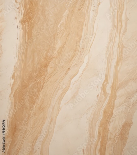 a close-up view marble surface with a marbled pattern of light and dark brown hues