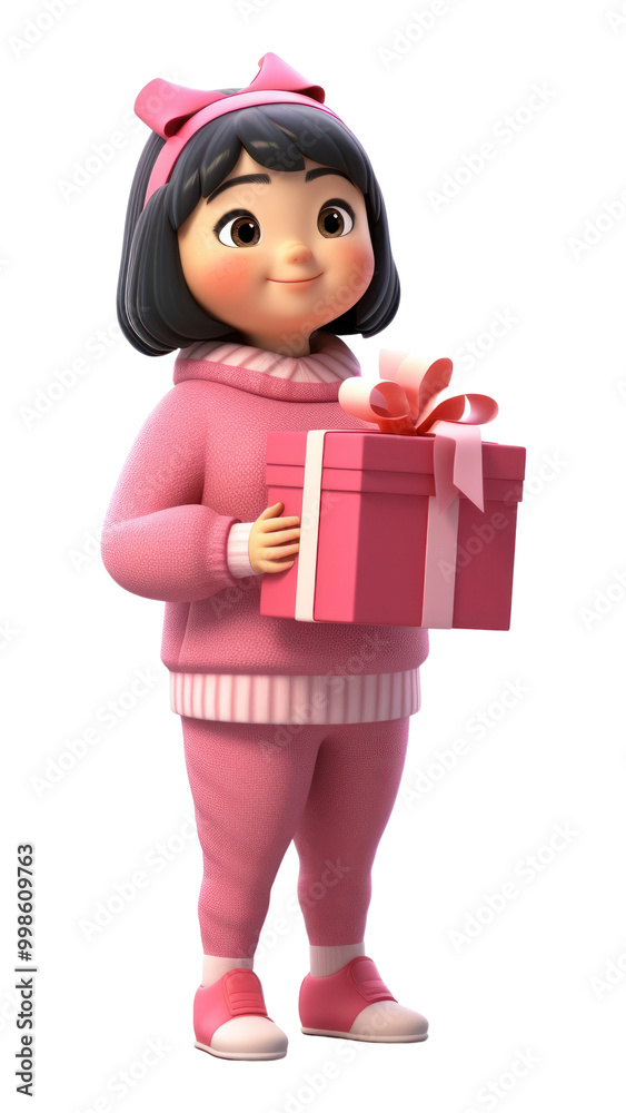 PNG Cartoon doll gift toy. PNG Cartoon doll gift toy.