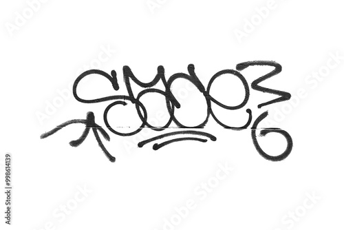 graffiti tag texture isolated background