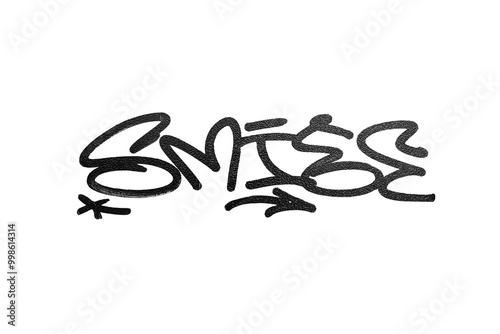 graffiti tag texture isolated background