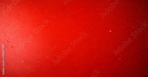 a close-up view red surface with small specks of white, resembling a textured or textured surface