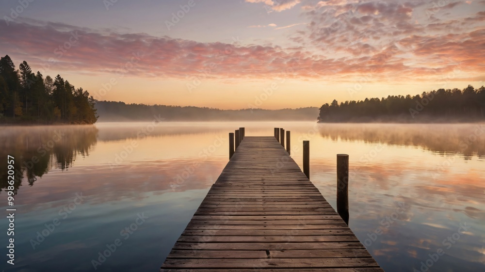 Fototapeta premium A serene lakeside