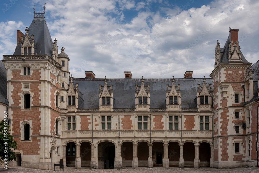 France - Blois - Château de Blois - Courtyard View France - Blois - Château de Blois - Courtyard View
