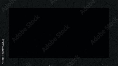 Glitter background with a frame