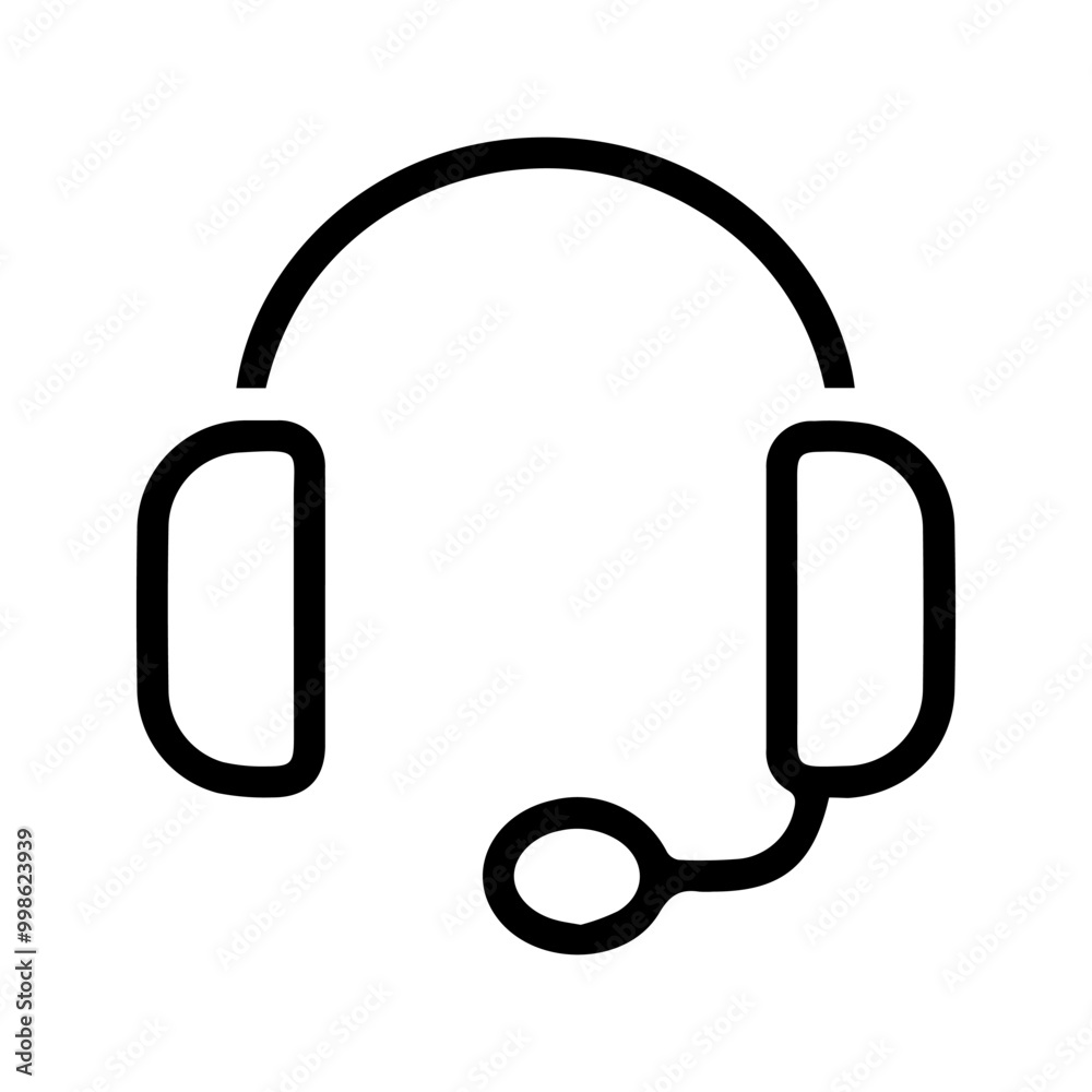 Headset, Support Headphone flat vector icon. Simple solid symbol isolated on background Headset, Support Headphone flat vector icon. Simple solid symbol isolated on background