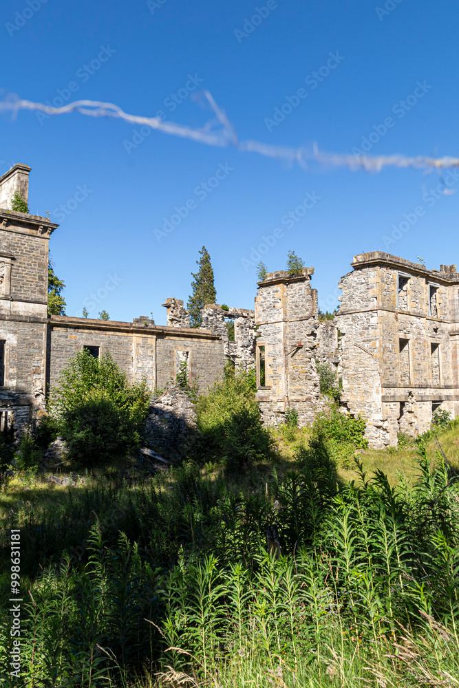 Fototapeta premium Guisachan House, Glen Affric, Sottish Highlands