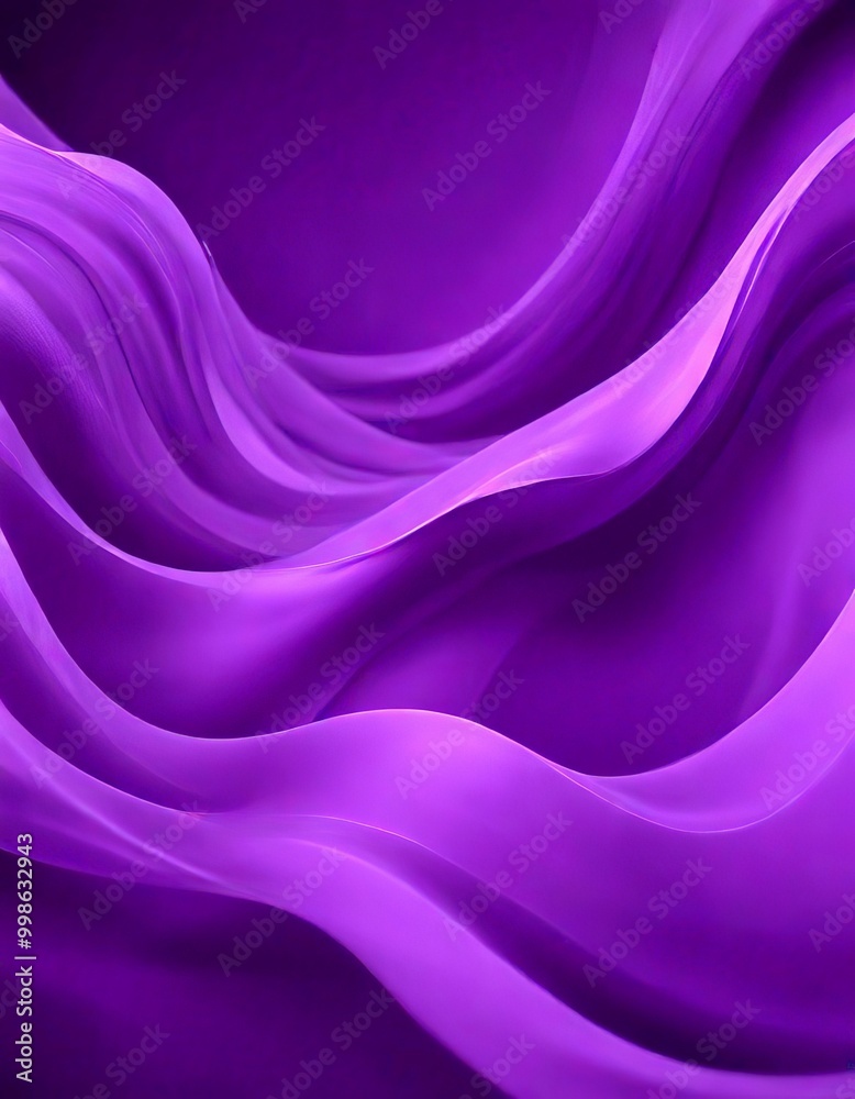 a close-up view flowing purple fabric, with the fabric's folds and creases creating a sense of movement and depth The background is a solid purple color, which a close-up view flowing purple fabric, with the fabric's folds and creases creating a sense of movement and depth The background is a solid purple color, which