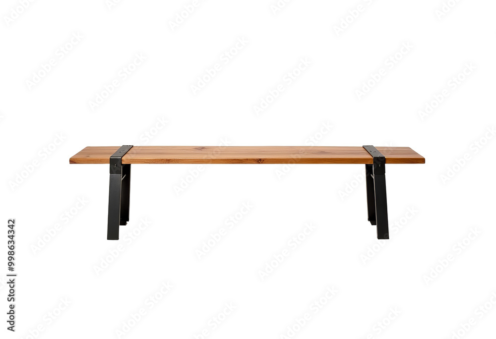 Realistic 3D Rendered Bench Isolated on White - High-Resolution PNG Realistic 3D Rendered Bench Isolated on White - High-Resolution PNG