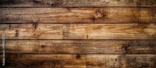 Rustic Wooden Plank Wall Background