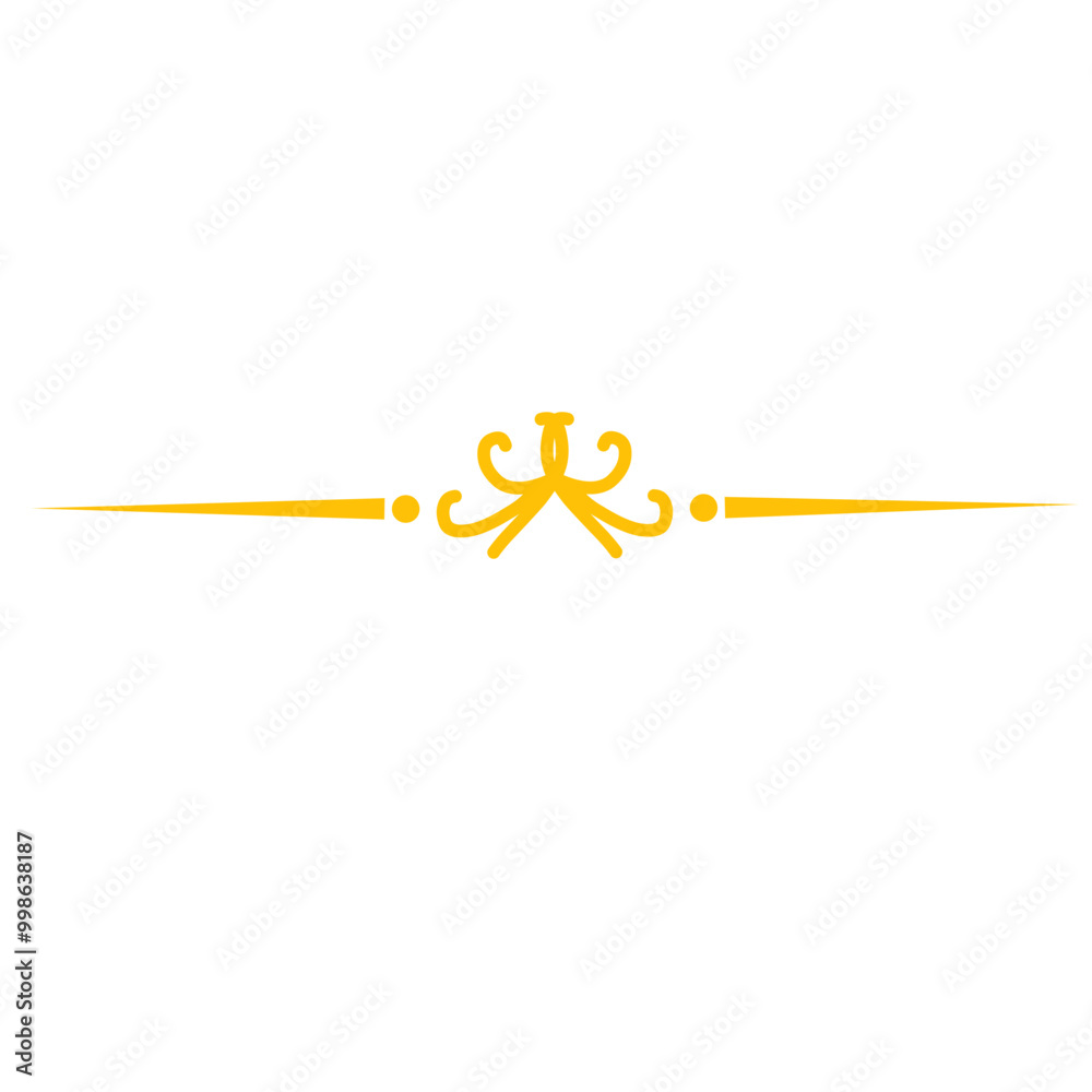 Gold Text Divider Vector Gold Text Divider Vector