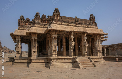 Vithala Temple Complex in Hampi. Karnataka. India. photo