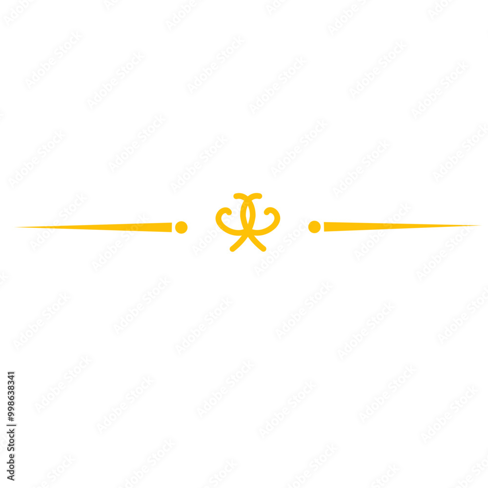 Gold Text Divider Vector Gold Text Divider Vector