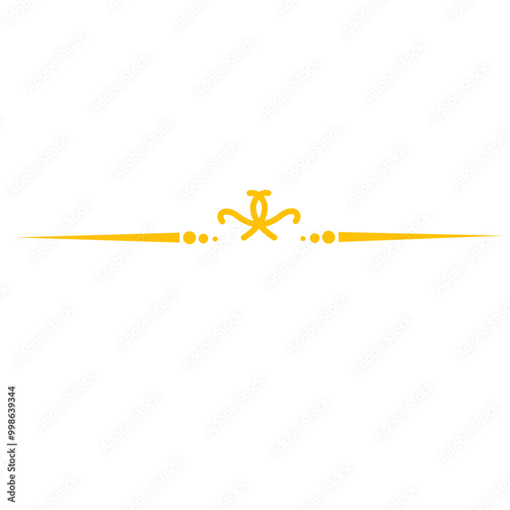 Gold Text Divider Vector Gold Text Divider Vector