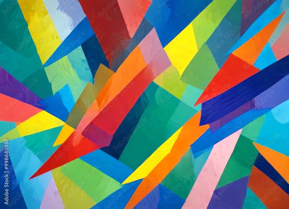 an abstract painting featuring a vibrant composition of intersecting lines and shapes in various colors, including red, yellow, green, blue, and purple an abstract painting featuring a vibrant composition of intersecting lines and shapes in various colors, including red, yellow, green, blue, and purple