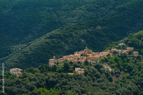 Poggio village on Elba Island, Italy, Europe