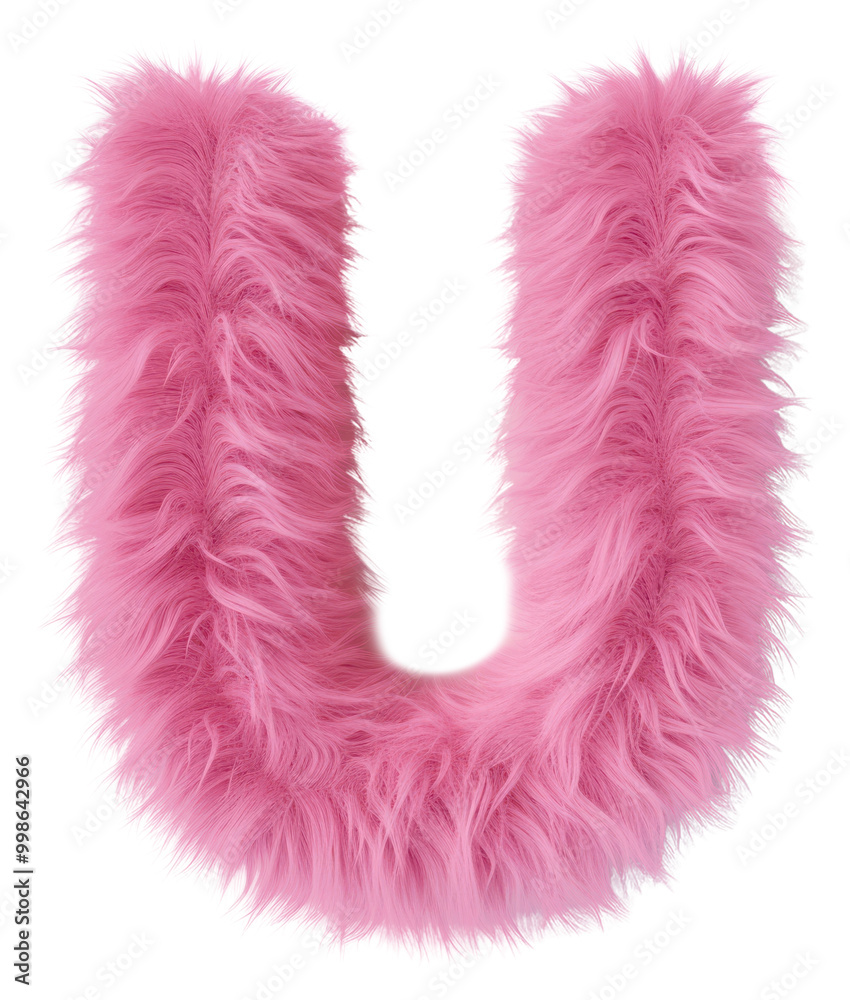 PNG Fur letter U pink white background lightweight. PNG Fur letter U pink white background lightweight.