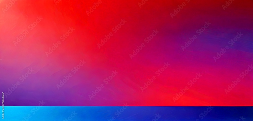a gradient background transitioning from a deep red at the top to a lighter blue at the bottom, creating a visually striking and abstract composition a gradient background transitioning from a deep red at the top to a lighter blue at the bottom, creating a visually striking and abstract composition