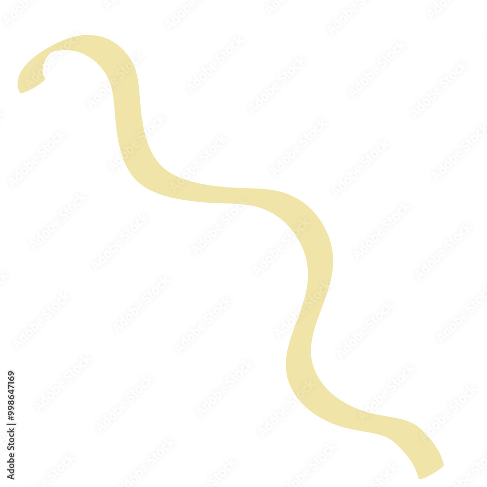 Cute pastel swirly ribbon illustration Cute pastel swirly ribbon illustration