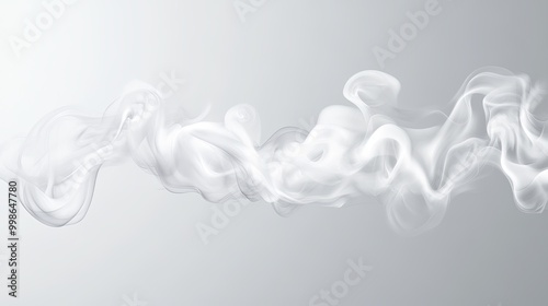 A delicate swirl of white s...