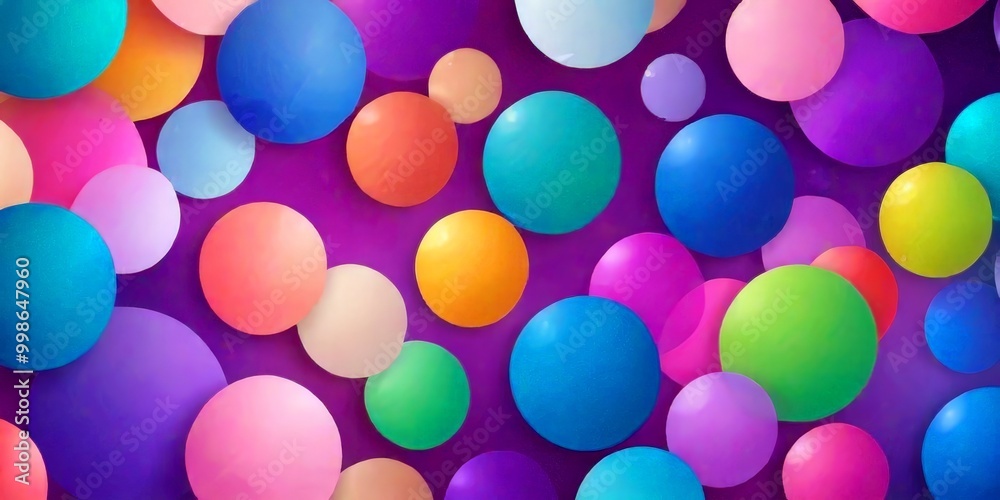 A vibrant array of multicolored balloons, ranging from blue to pink, yellow, and green, fills the frame, creating a lively and festive atmosphere A vibrant array of multicolored balloons, ranging from blue to pink, yellow, and green, fills the frame, creating a lively and festive atmosphere