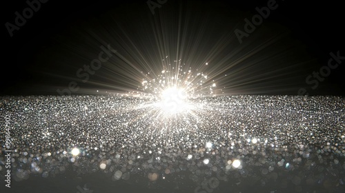 A dazzling burst of light i...
