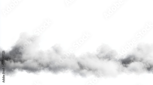 A soft, wispy layer of gray...
