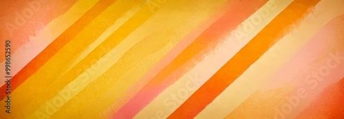 a vibrant abstract background composed of diagonal stripes in various shades of orange, yellow, and pink, creating a dynamic and visually striking composition photo