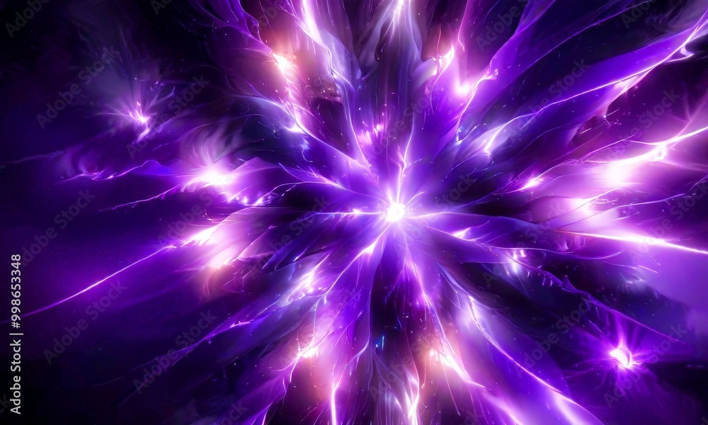a vibrant explosion of purple and pink lights, creating a dynamic and energetic visual effect a vibrant explosion of purple and pink lights, creating a dynamic and energetic visual effect