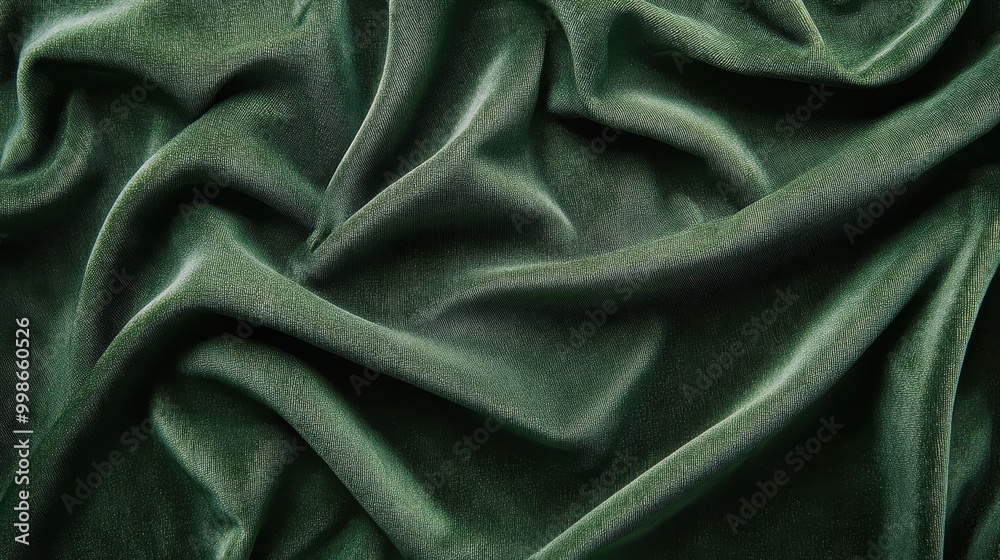 Elegant dark green velvet fabric with soft texture, perfect for upholstery, drapery, and fashion accessories. Elegant dark green velvet fabric with soft texture, perfect for upholstery, drapery, and fashion accessories.