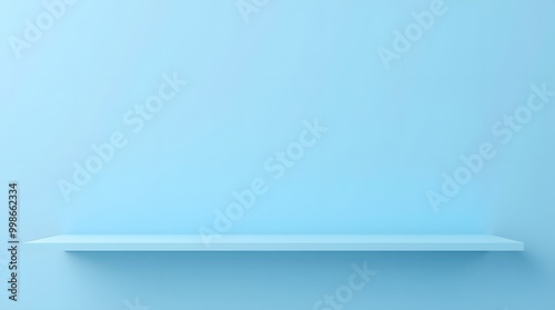 Wallpaper Mural Minimalist Blue Shelf Mockup Torontodigital.ca