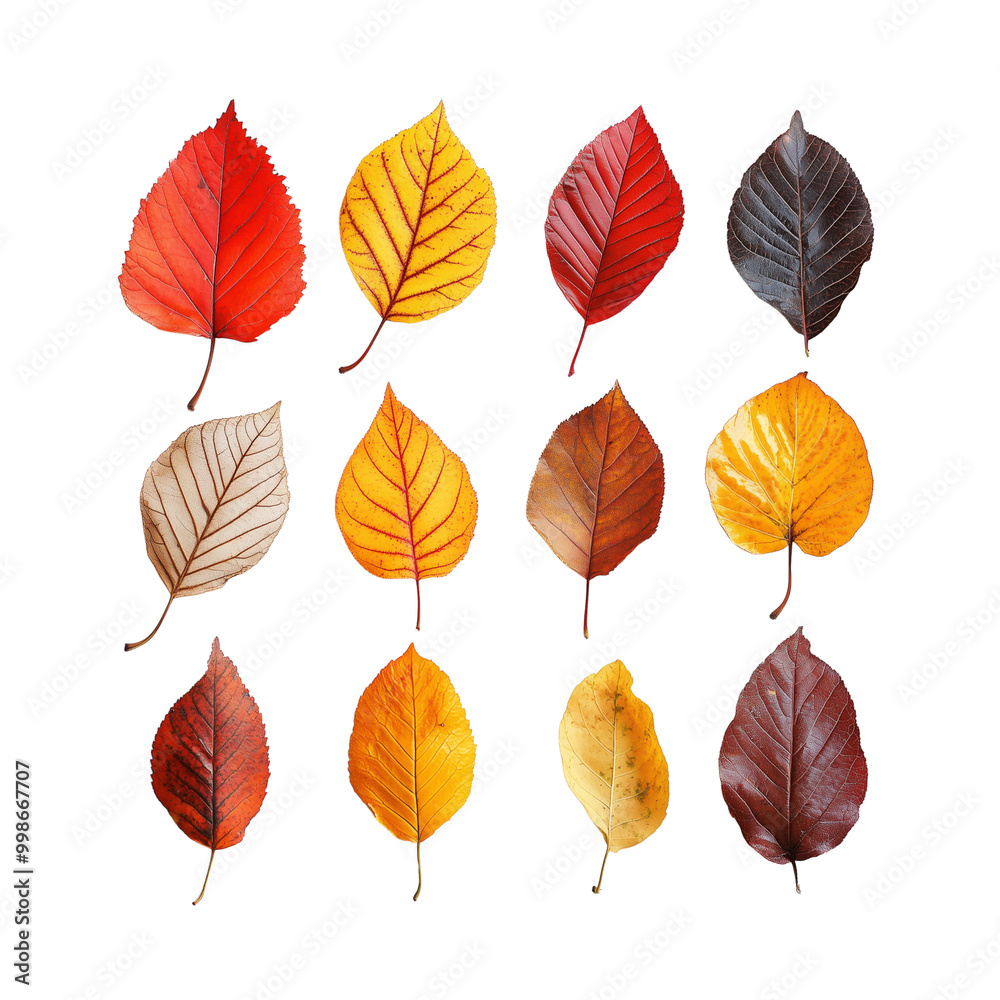 Collection of Colorful Autumn Leaves Isolated
Collection of Colorful Autumn Leaves Isolated