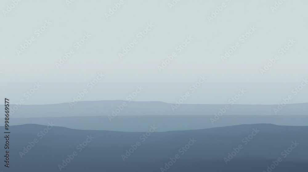 Abstract mountain landscape is fading into the distance, creating a sense of depth and tranquility with its subtle color gradients Abstract mountain landscape is fading into the distance, creating a sense of depth and tranquility with its subtle color gradients