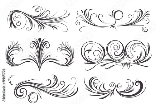 Calligraphic Design Elements