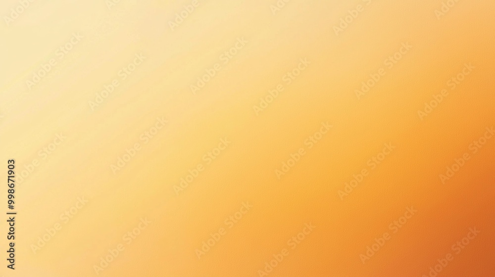 Vibrant and smooth gradient background is blending warm yellow, orange, and cream colors. This colorful background is perfect for adding a touch of warmth and energy to any project