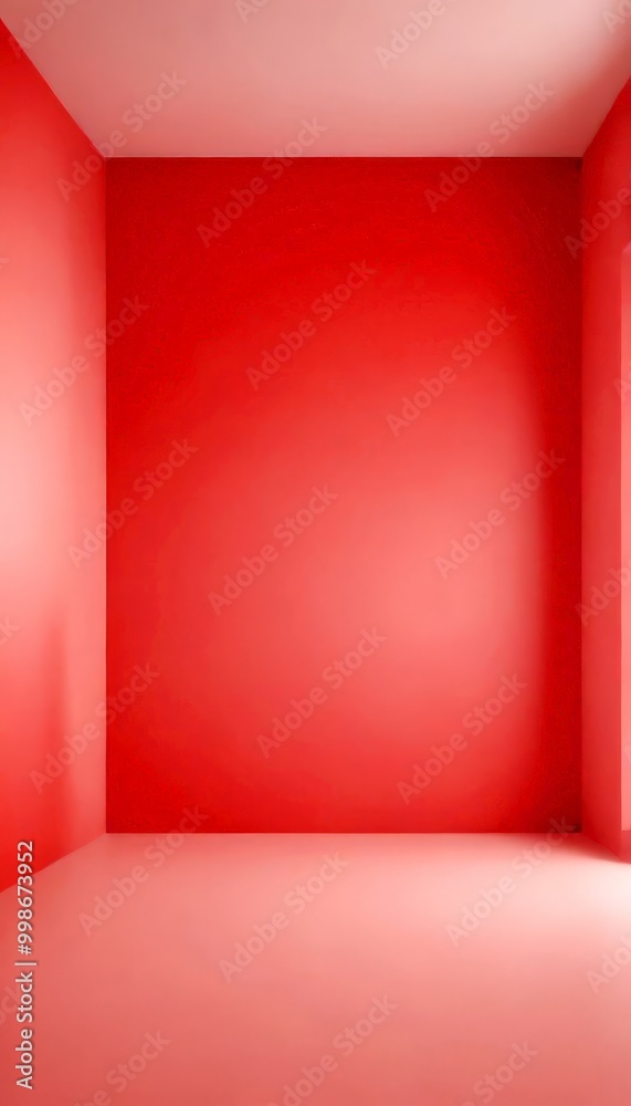 An empty room with a pink wall and a white ceiling An empty room with a pink wall and a white ceiling