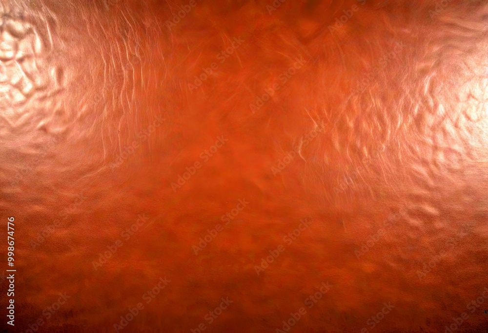 Fototapeta premium a close-up view brown leather surface with a textured, wavy pattern