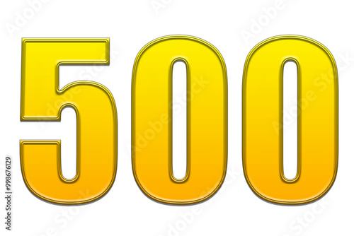 3d golden number 500